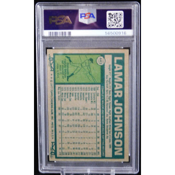 Lamar Johnson Chicago White Sox 1977 Topps Baseball Card #443 PSA 7 Near Mint