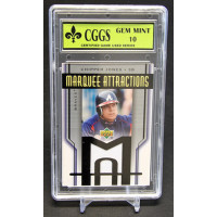 Chipper Jones 2004 Upper Deck Marquee Attractions Card #MA-CJ CGGS 10 Gem Mint