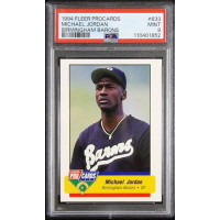 Michael Jordan Birmingham Barons 1994 Fleer Procards Card #633 PSA 9 MINT