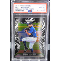 Brett Kennedy 2019 Panini Prizm Zebra Stripes Card #215 /99 PSA 10 Gem Mint