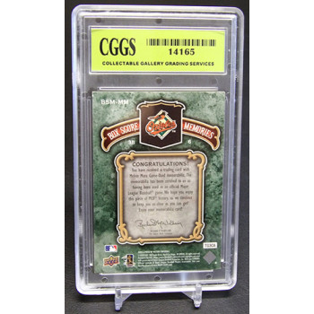 Melvin Mora 2009 Upper Deck A Piece of History Card #BSM-MM CGGS 10 Mint