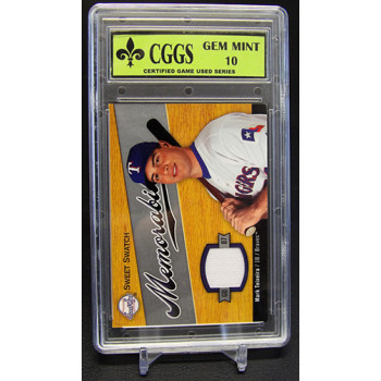Mark Teixeira 2007 Upper Deck Sweet Spot Memorabilia Card SW-MT CGGS 10 Gem Mint