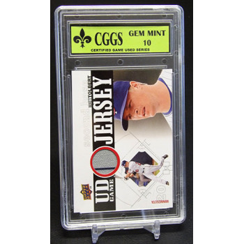 Matt Tolbert Twins 2010 Upper Deck UD Game Jersey Card #UDGJ-MT CGGS 10 Mint