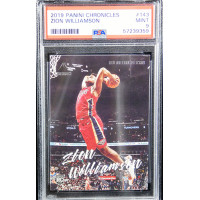 Zion Williamson 2019-20 Panini Chronicles Luminance Rookie Card #143 PSA 9 Mint