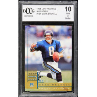 Mark Brunell Jacksonville Jaguars 1998 Leaf Rookies And Stars #121 Beckett 10