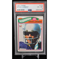Steve Largent Seattle Seahawks 1977 Topps Football Card PSA 6 EX-MT