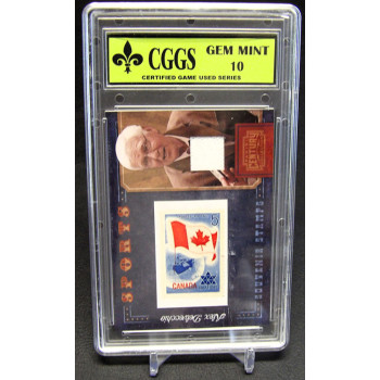 Alex Delvecchio 2010 Panini Century Collection Stamp Materials Card /250 CGGS 10