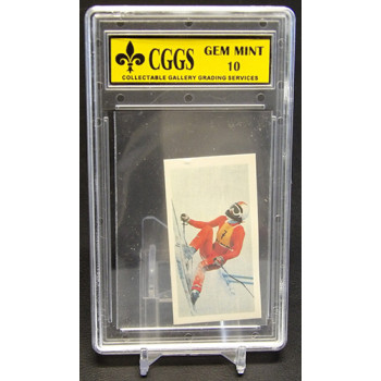 Rosi Mittermaier 1979 Brooke Bond Olympic Greats Card #36 CGGS 10 Gem Mint