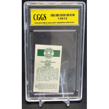 Rosi Mittermaier 1979 Brooke Bond Olympic Greats Card #36 CGGS 10 Gem Mint