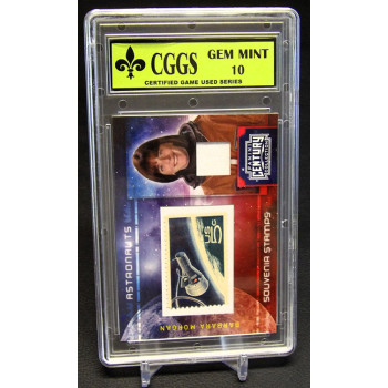 Barbara Morgan 2010 Panini Century Collection 5 Cent Stamp Materials 250 CGGS 10