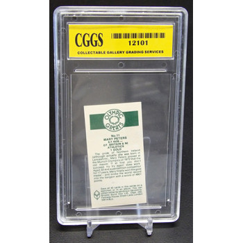 Mary Peters 1979 Brooke Bond Olympic Greats Card #11 CGGS 9 Mint