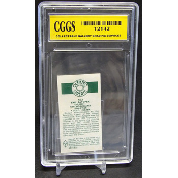 Emil Zatopek 1979 Brooke Bond Olympic Greats Card #2 CGGS 8 Near Mint