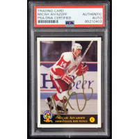 Micah Aivazoff Signed 1993-94 Classic Pro Prospects Card #72 PSA Authenticated