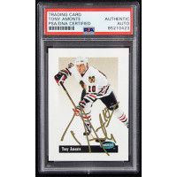 Tony Amonte Signed 1994-95 Parkhurst Vintage Card #V56 PSA Authenticated