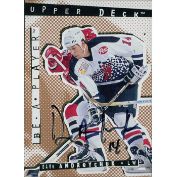 Dave Andreychuk Toronto Maple Leafs Signed 1994-95 Upper Deck Be A Player Card #52