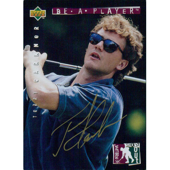 Terry Carkner Signed 1994-95 Upper Deck Be a Player Card #144