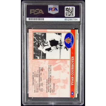 Yvon Cournoyer Canadiens Signed 1991 Future Trends Card #82 PSA Authenticated