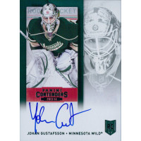 Johan Gustafsson Wild Signed 2013-14 Panini Contenders Rookie Ticket Card #193