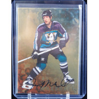 Jason Marshall Ducks Signed 1998-99 In The Game Be A Player Gold Card #1