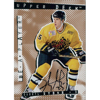 Darryl Sydor Los Angeles Kings Signed 1994-95 Upper Deck Be A Player Card #26
