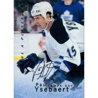 Paul Ysebaert Tampa Bay Lightning Signed 1995-96 Upper Deck Hockey Card #S139