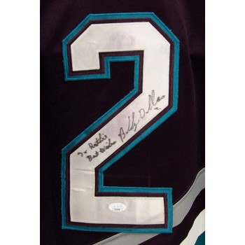 Bobby Dollas Anaheim Ducks Signed CCM Authentic Jersey JSA Authenticated