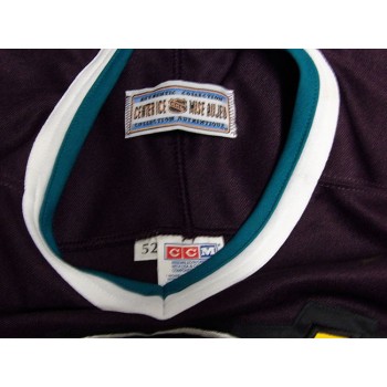 Anaheim Mighty Ducks Inaugural Signed Authentic Jersey by 8 JSA Authentic