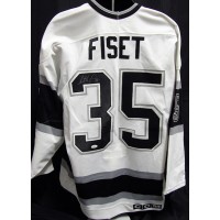 Stephane Fiset Signed Los Angeles Kings CCM Authentic Jersey JSA Authenticated