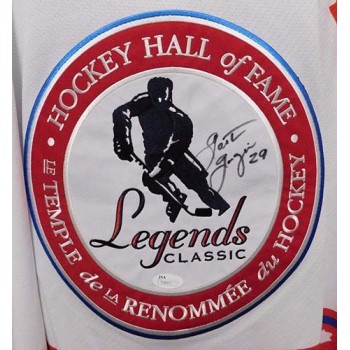 Gaston Gingras Signed Legends Classic Canada Jersey Size XL JSA Authenticated
