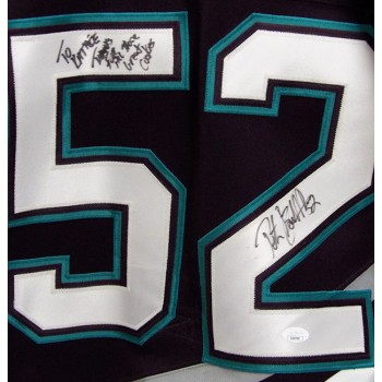 Peter Leboutillier Anaheim Ducks Signed CCM Authentic Jersey JSA Authenticated