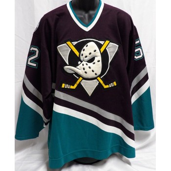 Peter Leboutillier Anaheim Ducks Signed CCM Authentic Jersey JSA Authenticated