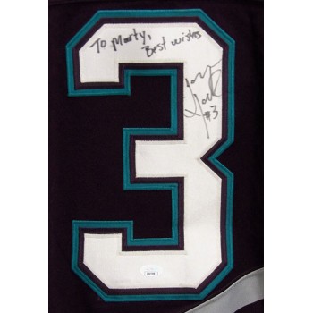 Jason York Anaheim Ducks Signed CCM Authentic Jersey JSA Authenticated