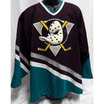 Jason York Anaheim Ducks Signed CCM Authentic Jersey JSA Authenticated