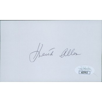Keith Allen Philadelphia Flyers Signed 3x5 Index Card JSA Authenticated Keith Allen Philadelphia Flyers Signed 3x5 Index Card JSA Authenticated