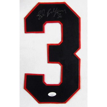 Ed Belfour Chicago Blackhawks Signed Jersey Number JSA Authenticated