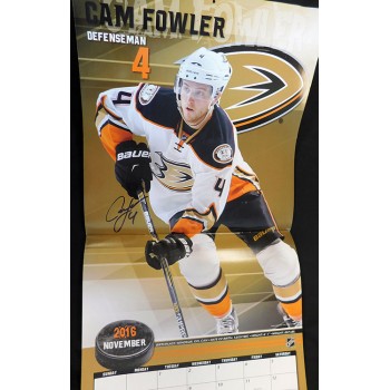 Anaheim Ducks Signed 2016 Calendar Getzlaf Perry Fowler JSA Authenticated (DMG)