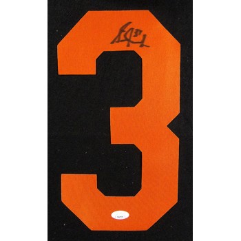 Grant Fuhr Edmonton Oilers Signed Jersey Number JSA Authenticated