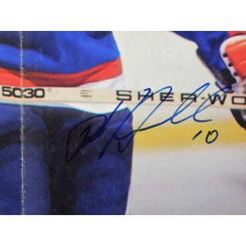 Dale Hawerchuk Winnipeg Jets Signed 16x21.5 Folded Poster JSA Authenticated