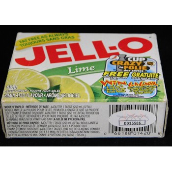 Guy Hebert Anaheim Mighty Ducks Signed Lime Jell-O Box JSA Authenticated