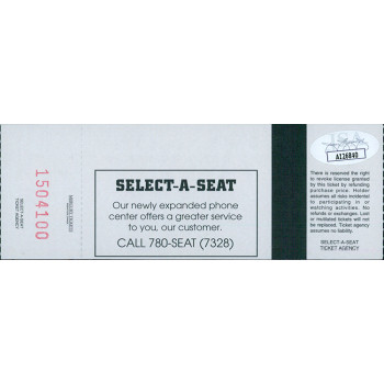 Paul Kariya Anaheim Mighty Ducks Signed 1st NHL Goal Ticket JSA Authenticated