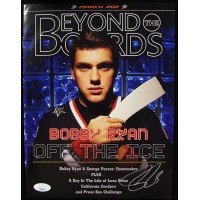 Bobby Ryan Anaheim Ducks Signed Beyond The Boards March 2011 Magazine JSA Authen