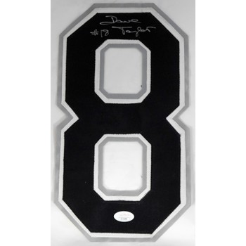 Dave Taylor Los Angeles Kings Signed Black Jersey Number JSA Authenticated