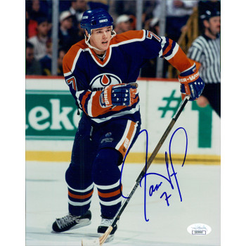 Jason Arnott Edmonton Oilers Signed 8x10 Glossy Photo JSA Authenticated Jason Arnott Edmonton Oilers Signed 8x10 Glossy Photo JSA Authenticated