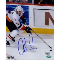 Adrian Aucoin New York Islanders Signed 8x10 Glossy Photo Steiner Authenticated