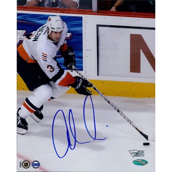 Adrian Aucoin New York Islanders Signed 8x10 Glossy Photo Steiner Authenticated