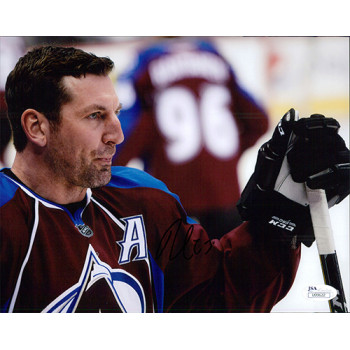 Francois Beauchemin Colorado Avalanche Signed 8x10 Matte Photo JSA Authenticated