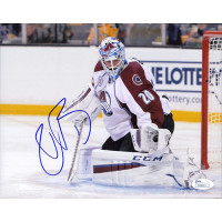 Reto Berra Colorado Avalanche Signed 8x10 Matte Photo JSA Authenticated