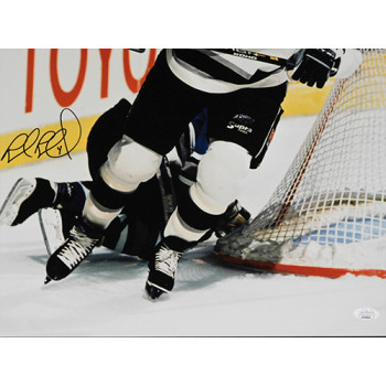 Rob Blake Los Angeles Kings Signed 16x20 Glossy Photo JSA Authenticated