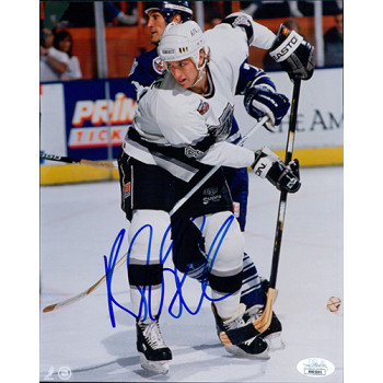 Rob Blake Los Angeles Kings Signed 8x10 Glossy Photo JSA Authenticated