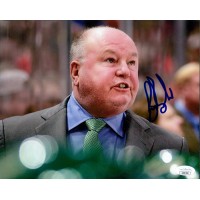 Bruce Boudreau Anaheim Ducks Signed 8x10 Glossy Photo JSA Authenticated